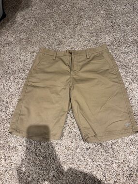 Element Men's Tan and Black Waistband Shorts